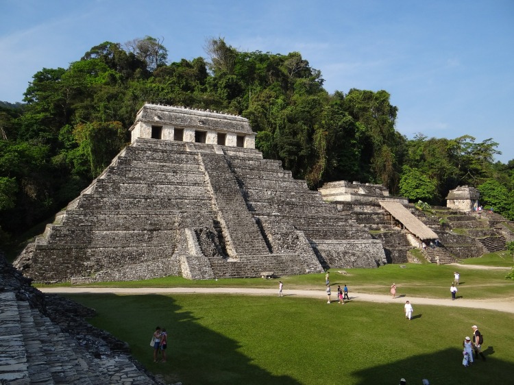 Mayan temples in Mexico.